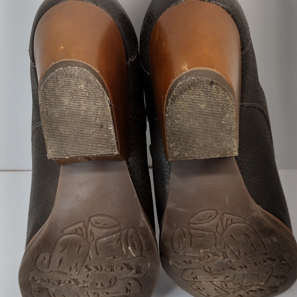 Korks by Kork Ease Grey Little Leather Monk Strap Booties l  size 8 M - Picture 14 of 14